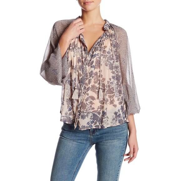 Free People Hendrix Floral Blouse - Picture 2 of 8